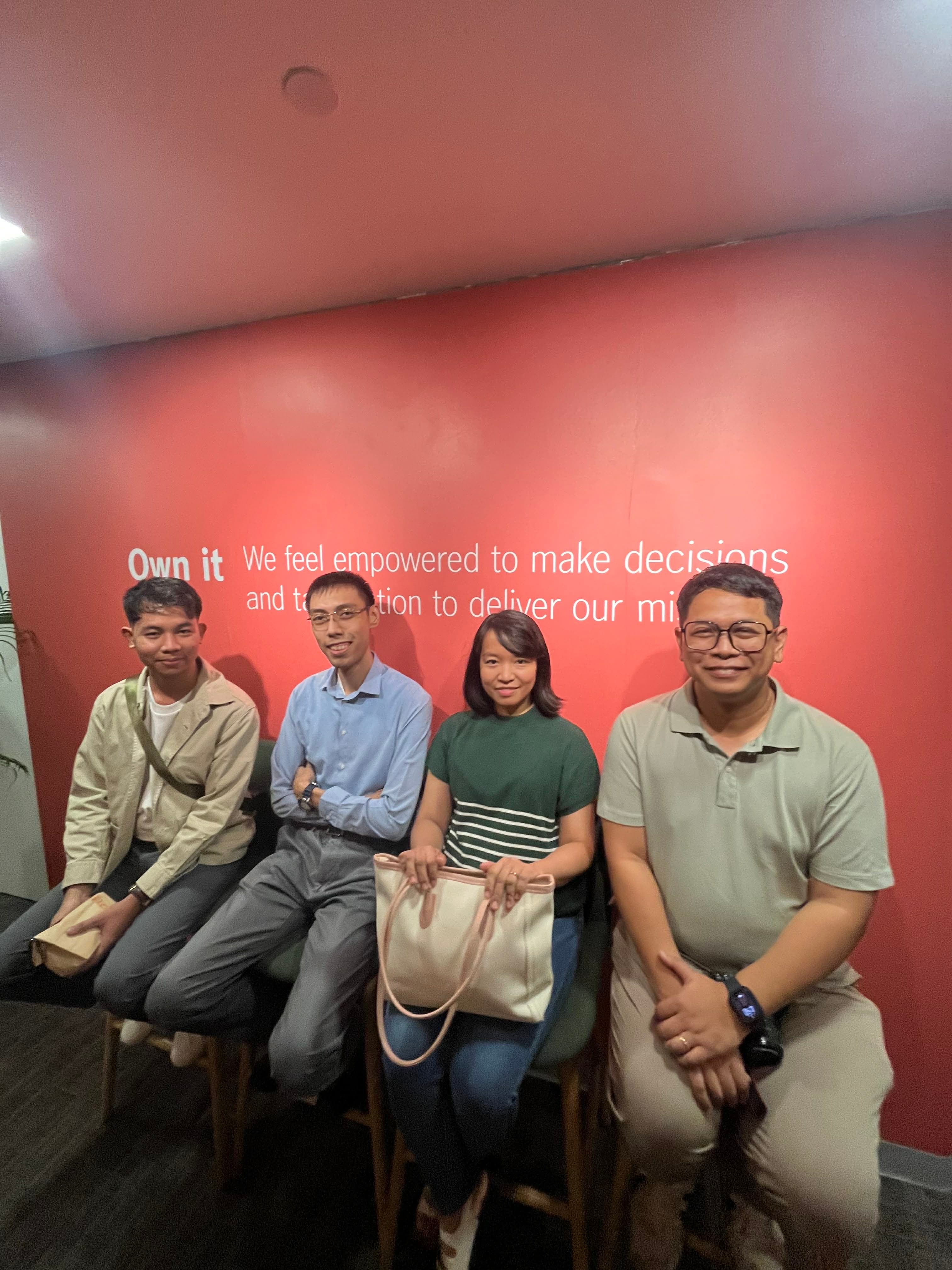 Allan with some of Manulife Team - Zone 2