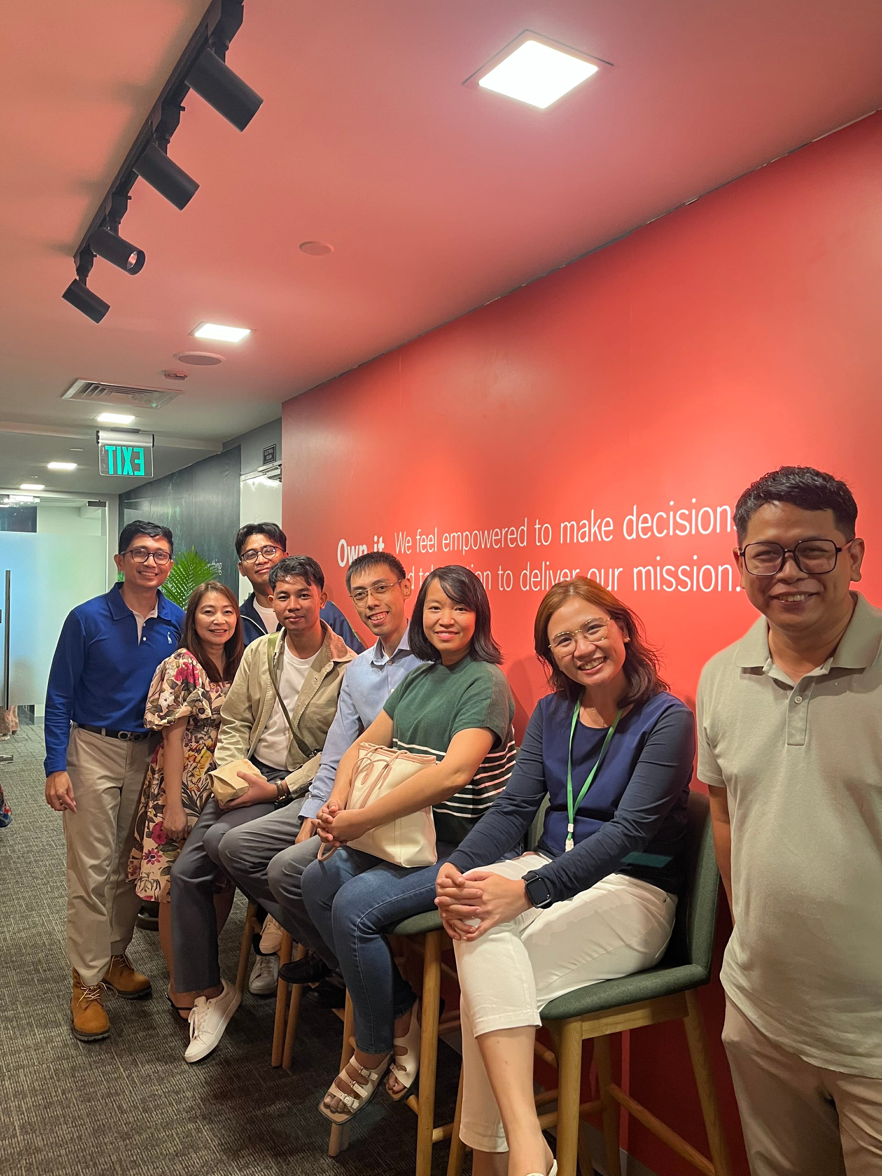 Allan with Manulife Team - Zone 2 with RH Mica and BH Mark