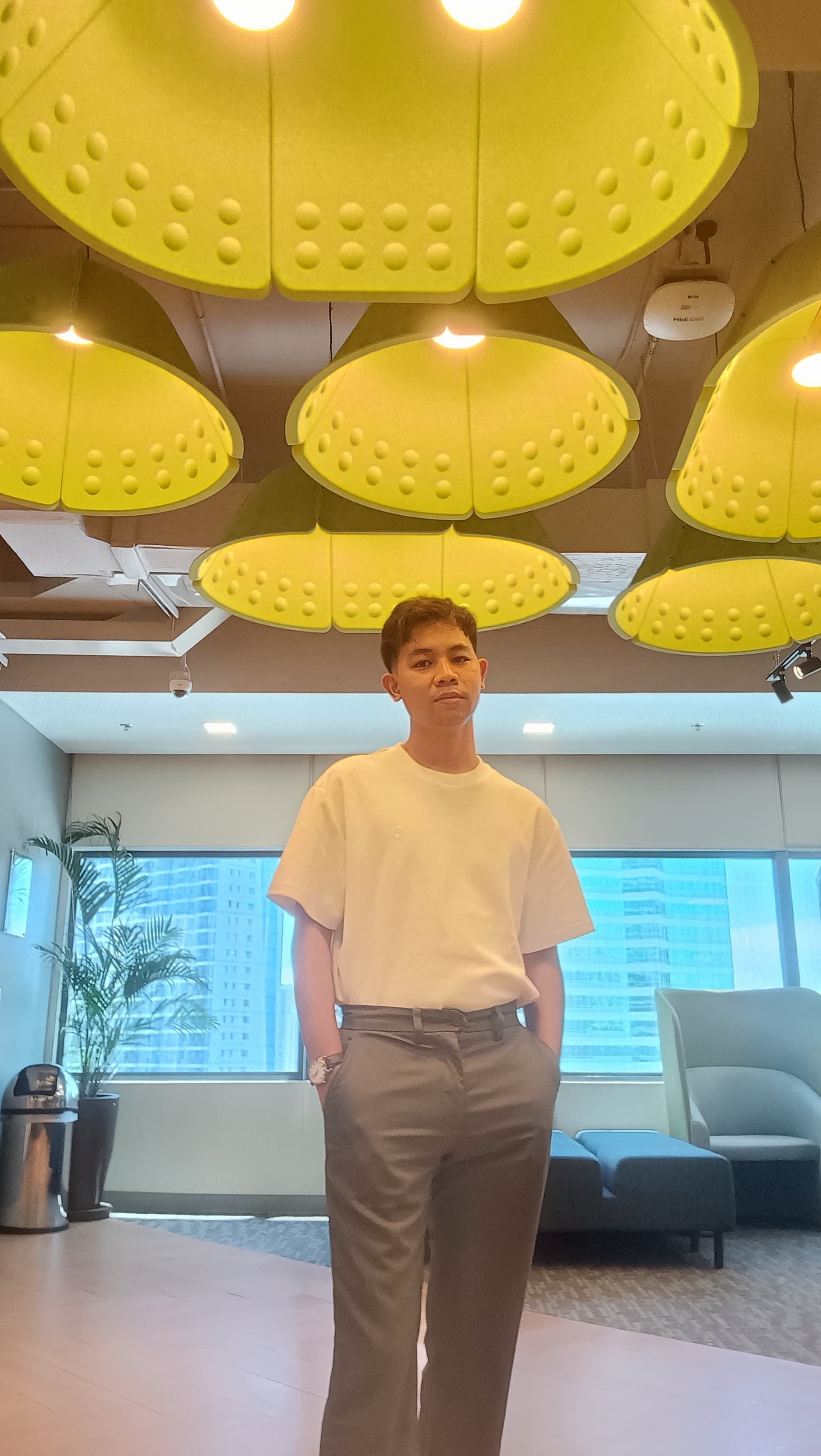 Allan at Manulife Office Lobby